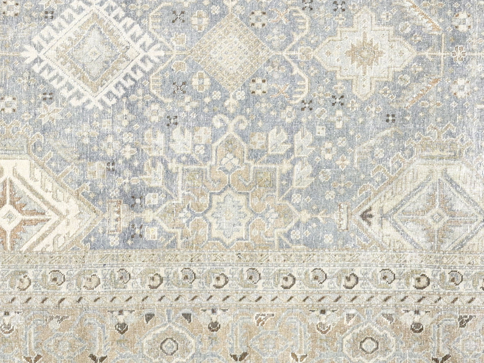 Semi Antique Persian Tabriz Rug - 7'2" x 9'10" - 240156