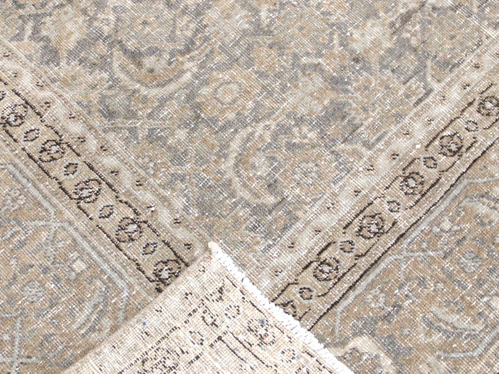 Semi Antique Persian Tabriz Rug - 7'1" x 9'6" - 240157