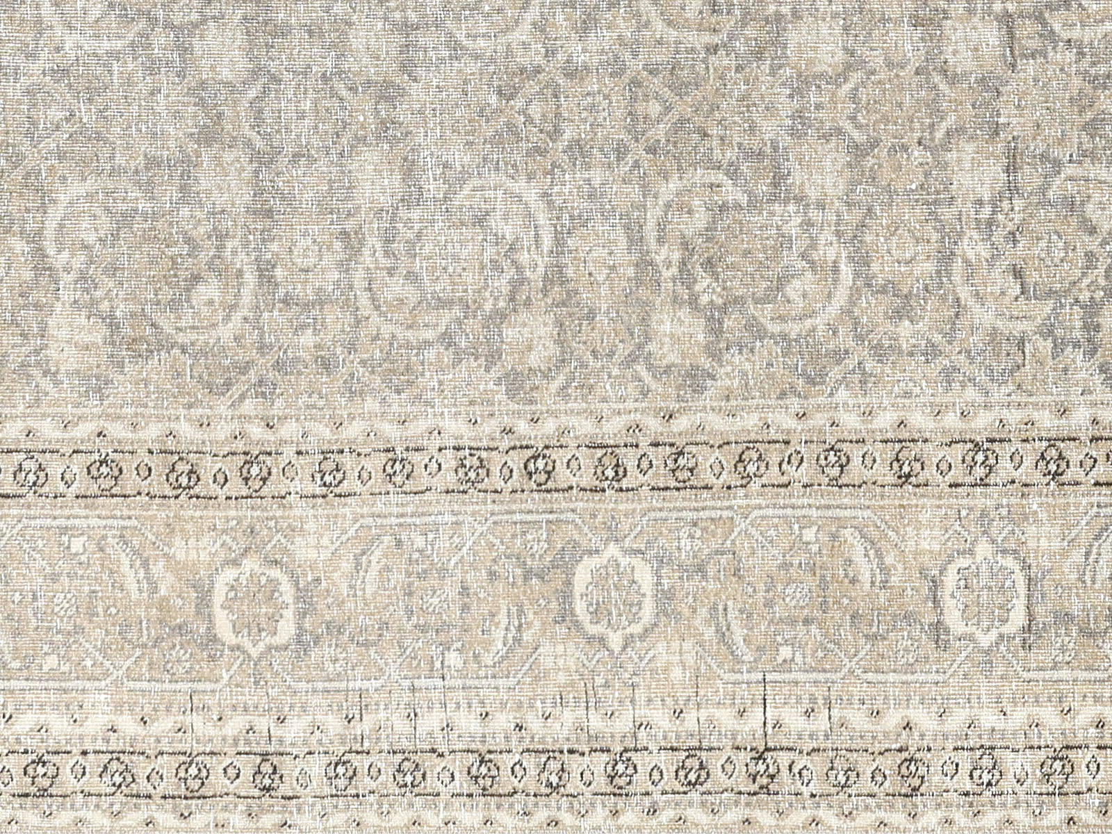 Semi Antique Persian Tabriz Rug - 7'1" x 9'6" - 240157