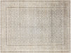 Semi Antique Persian Tabriz Rug in Blue,Beige tones and an Herati,All Over pattern. Measuring 7 feet 1 inches x 9 feet 6 inches – SKU 240157