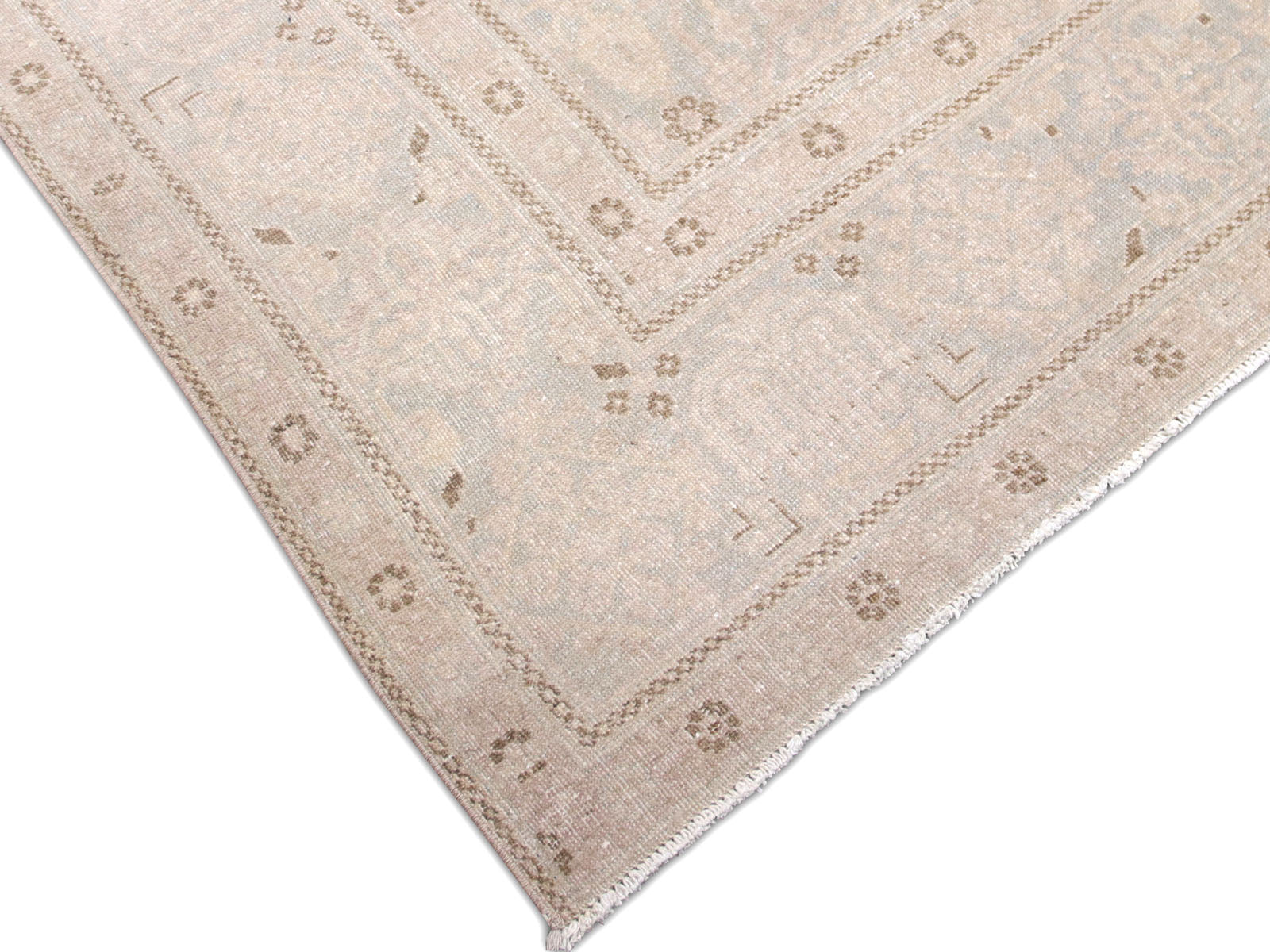 Semi Antique Persian Tabriz Rug - 7'4" x 10'6" - 240161