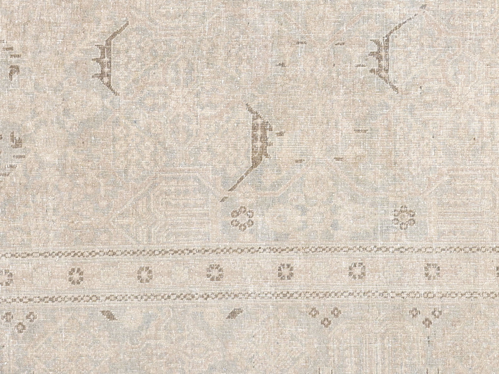 Semi Antique Persian Tabriz Rug - 7'4" x 10'6" - 240161