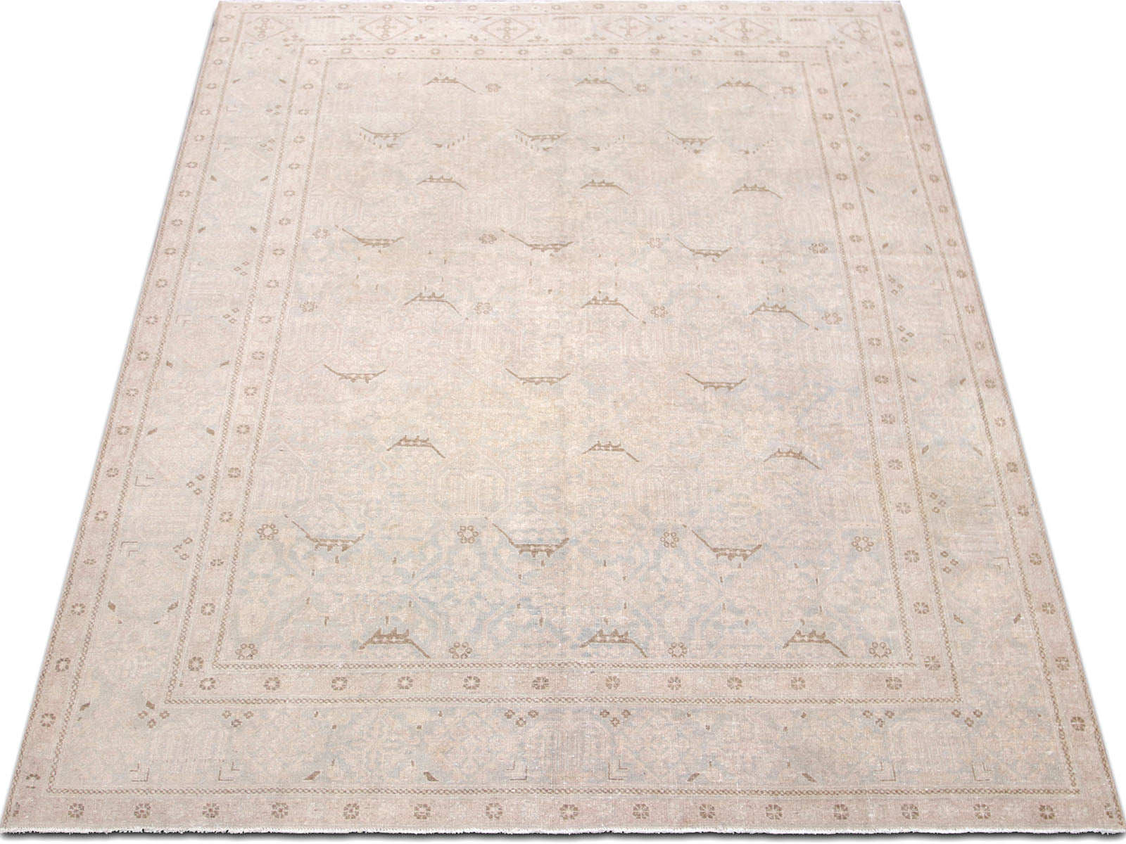 Semi Antique Persian Tabriz Rug - 7'4" x 10'6" - 240161