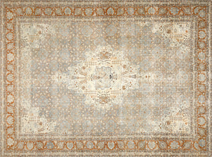 Antique Persian Tabriz Rug - 11'5" x 15'7" - 240163