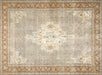 Antique Persian Tabriz Rug in Blue,Rust tones and an Medallion,All Over pattern. Measuring 11 feet 5 inches x 15 feet 7 inches – SKU 240163