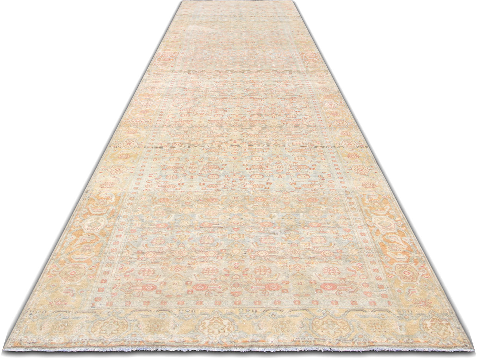 Antique Persian Senne Rug - 3'0" x 14'8" - 240164