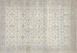 Semi Antique Persian Tabriz Rug in Blue,Green tones and an All Over pattern. Measuring 7 feet 5 inches x 10 feet 10 inches – SKU 240166