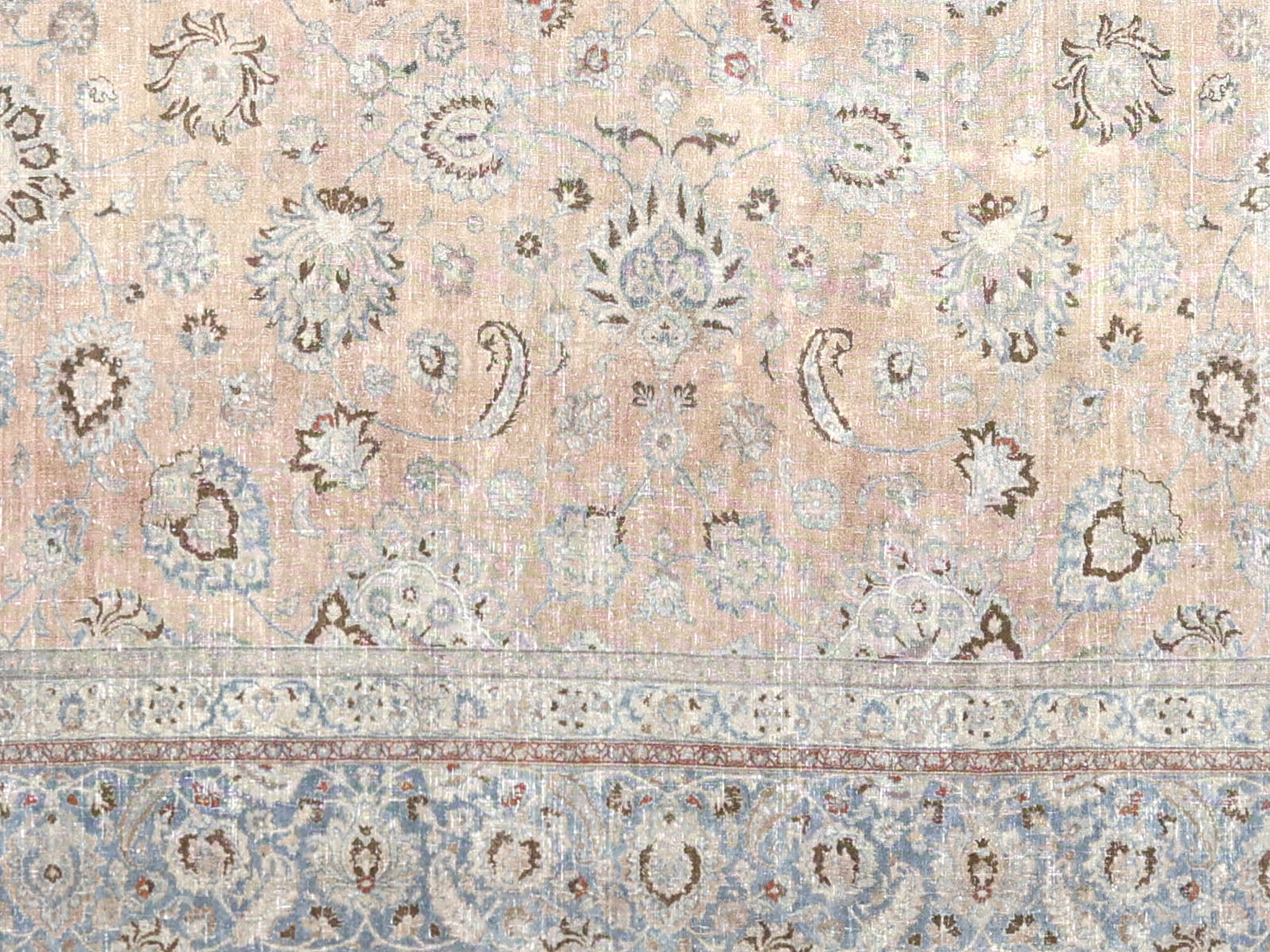 Semi Antique Persian Meshed Rug - 12'9" x 18'0" - 240168