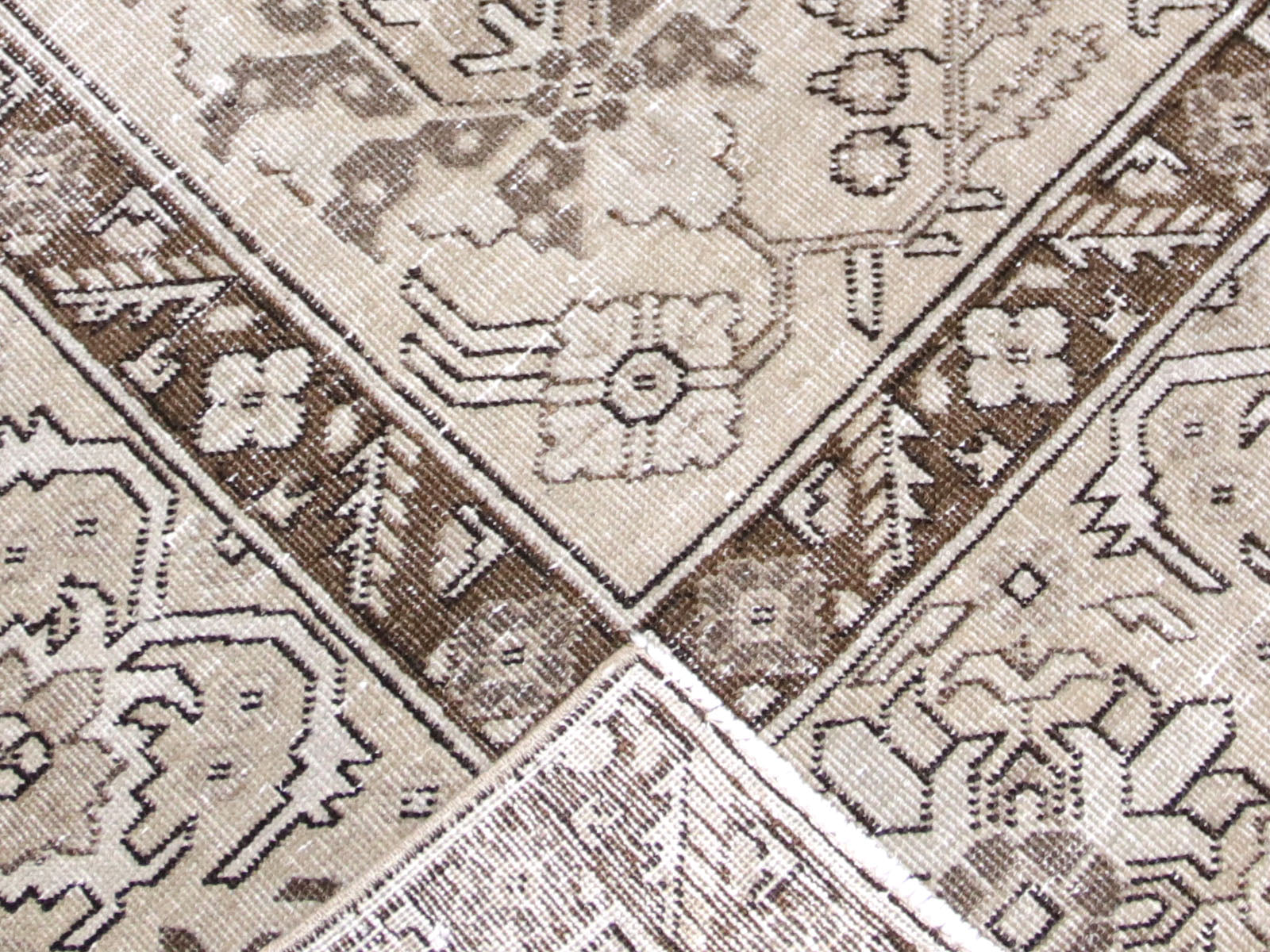 Semi Antique Persian Tabriz Rug - 8'8" x 12'8" - 240171