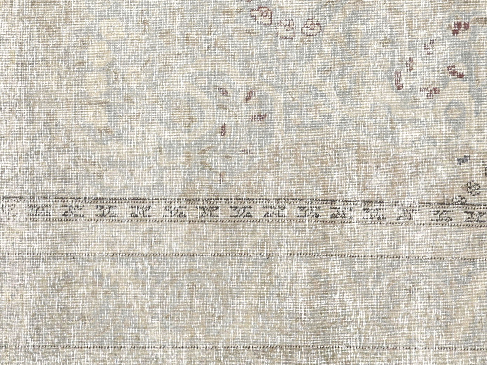 Semi Antique Persian Tabriz Rug - 7'5" x 10'6" - 240173