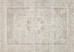 Semi Antique Persian Tabriz Rug in Taupe tones and an Medallion,All Over pattern. Measuring 7 feet 5 inches x 10 feet 6 inches – SKU 240173