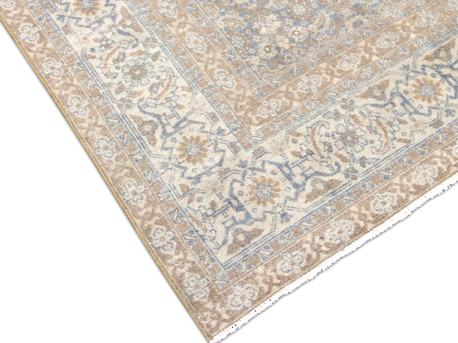 Semi Antique Persian Tabriz Rug - 8'1" x 11'5" - 240174