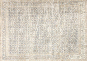 Semi Antique Persian Tabriz Rug - 8'1" x 11'5" - 240174