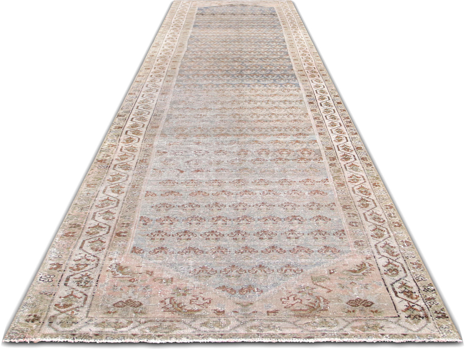 Antique Persian Melayer Rug - 3'4" x 15'11" - 240178