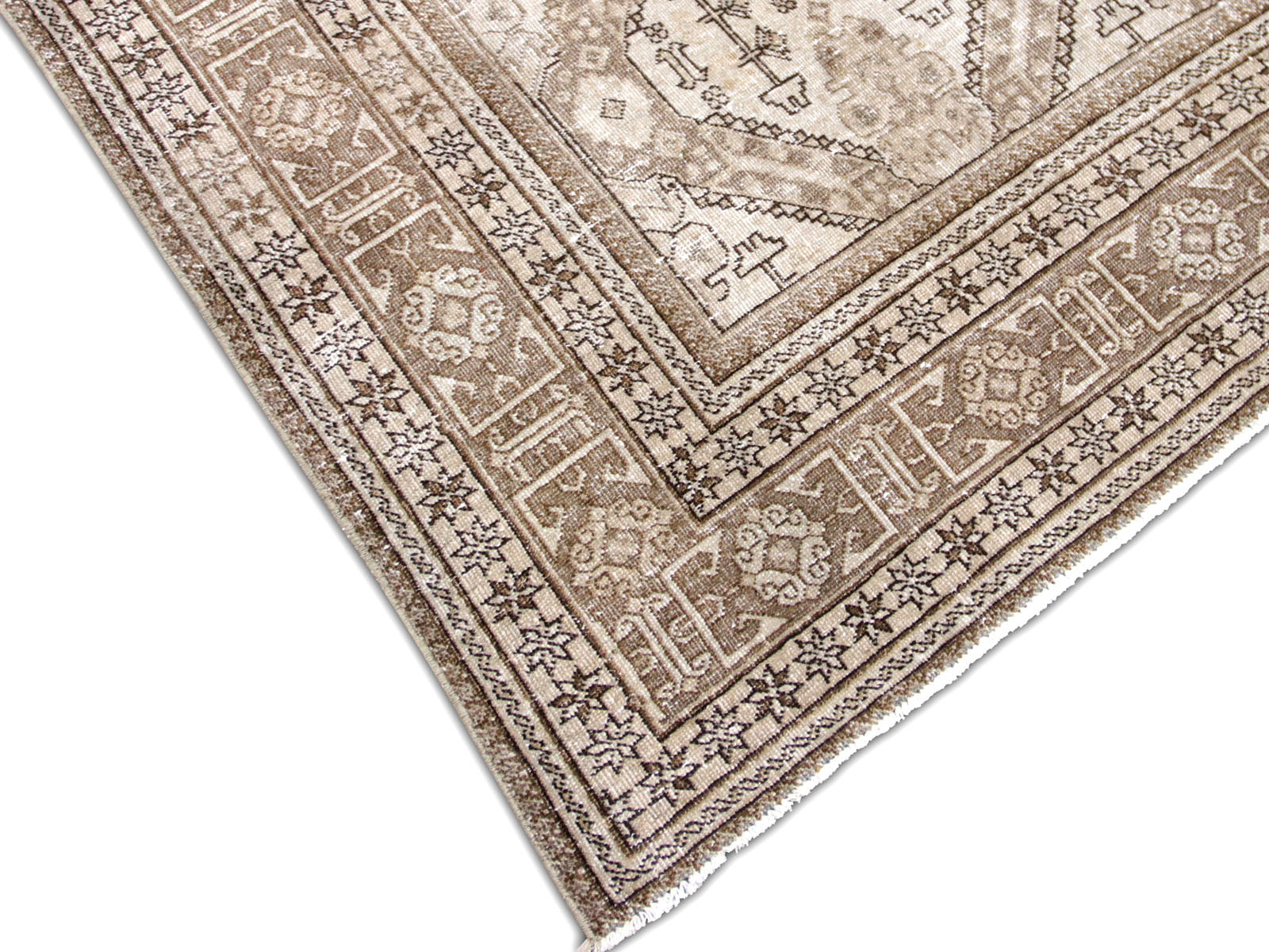 Semi Antique Persian Tabriz Rug - 7'5" x 10'6" - 240183