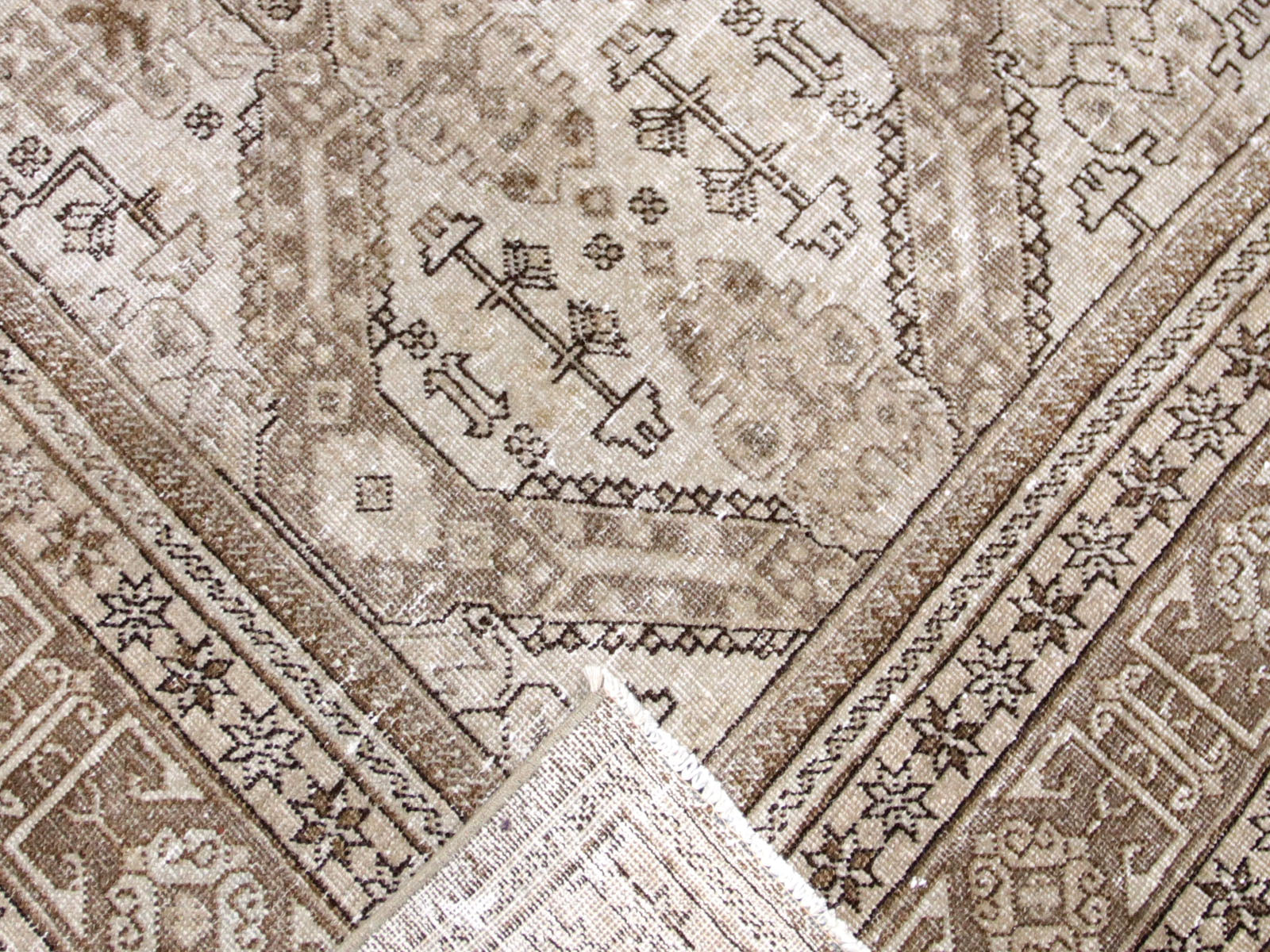 Semi Antique Persian Tabriz Rug - 7'5" x 10'6" - 240183
