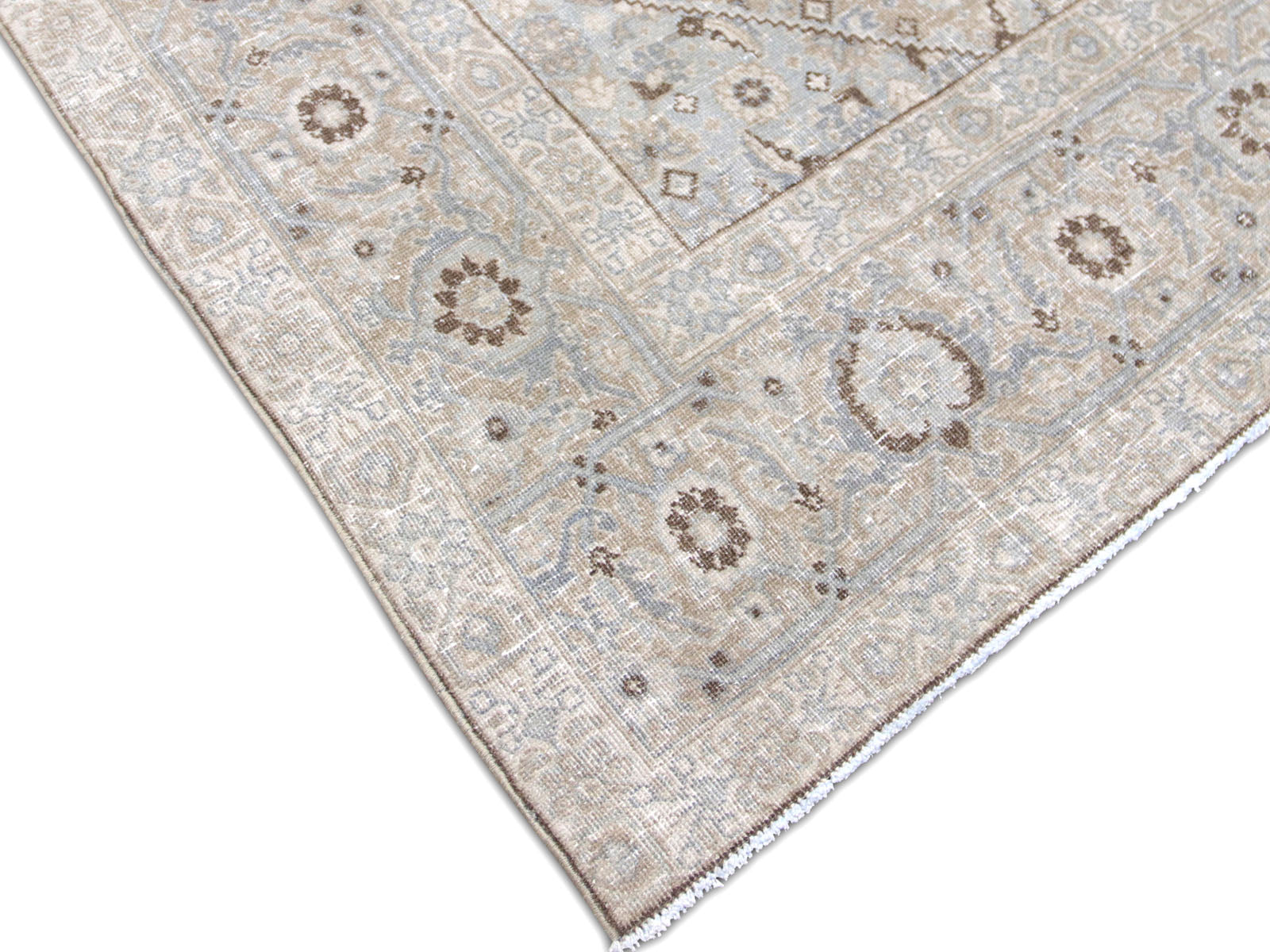 Semi Antique Persian Tabriz Rug - 8'2" x 11'5" - 240185
