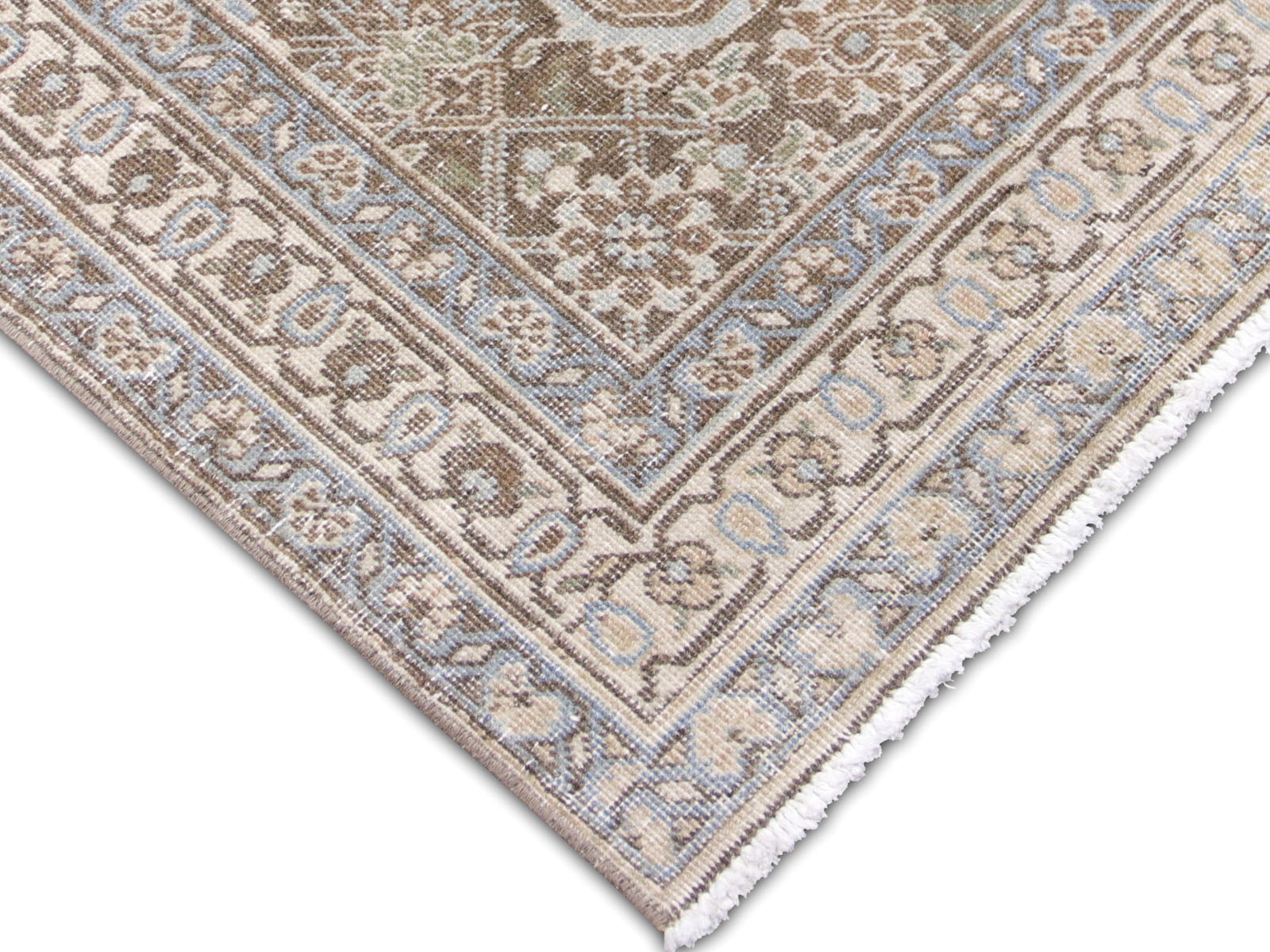 Semi Antique Persian Tabriz Rug - 3'2" x 13'10" - 240187