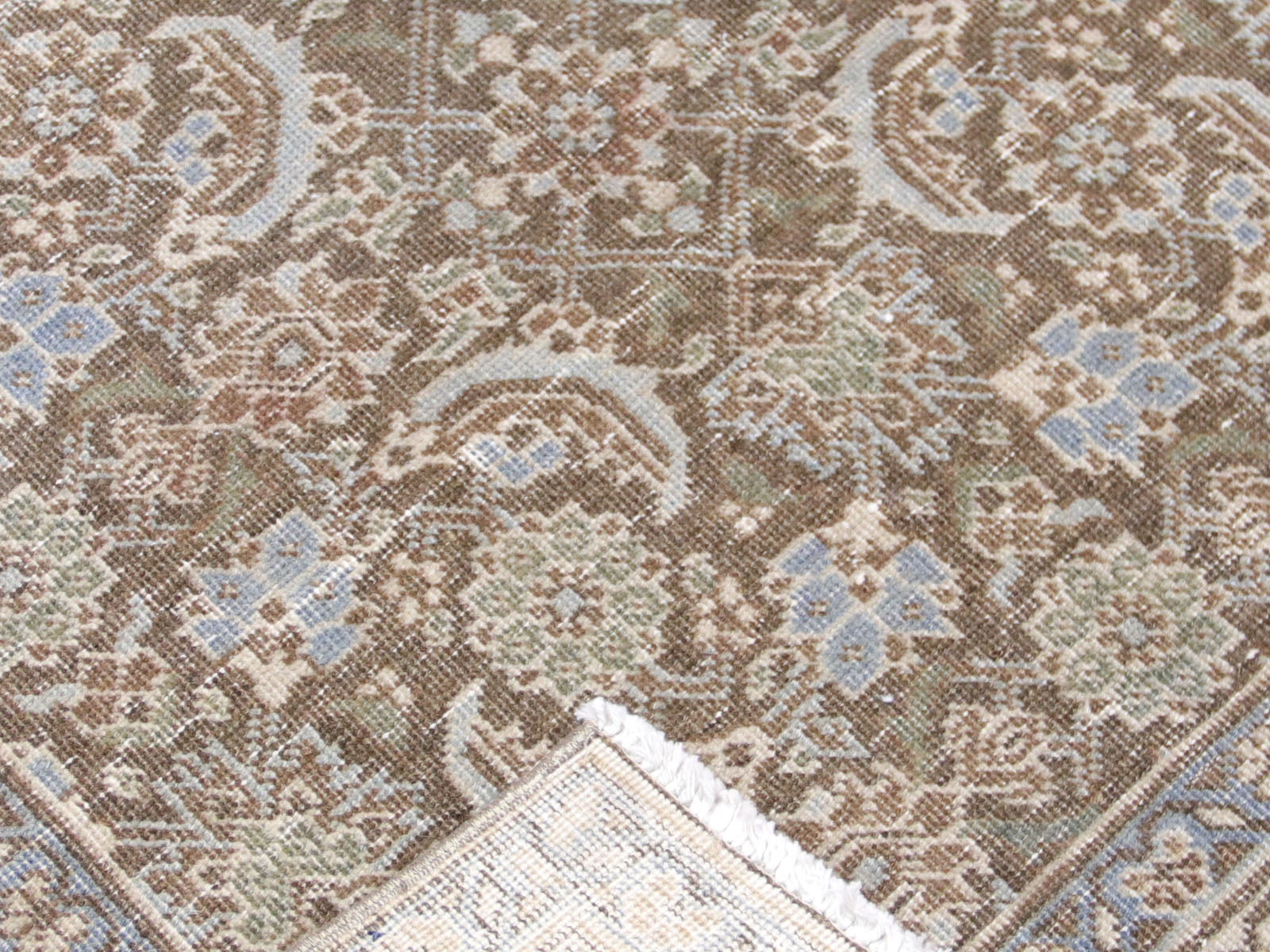 Semi Antique Persian Tabriz Rug - 3'2" x 13'10" - 240187