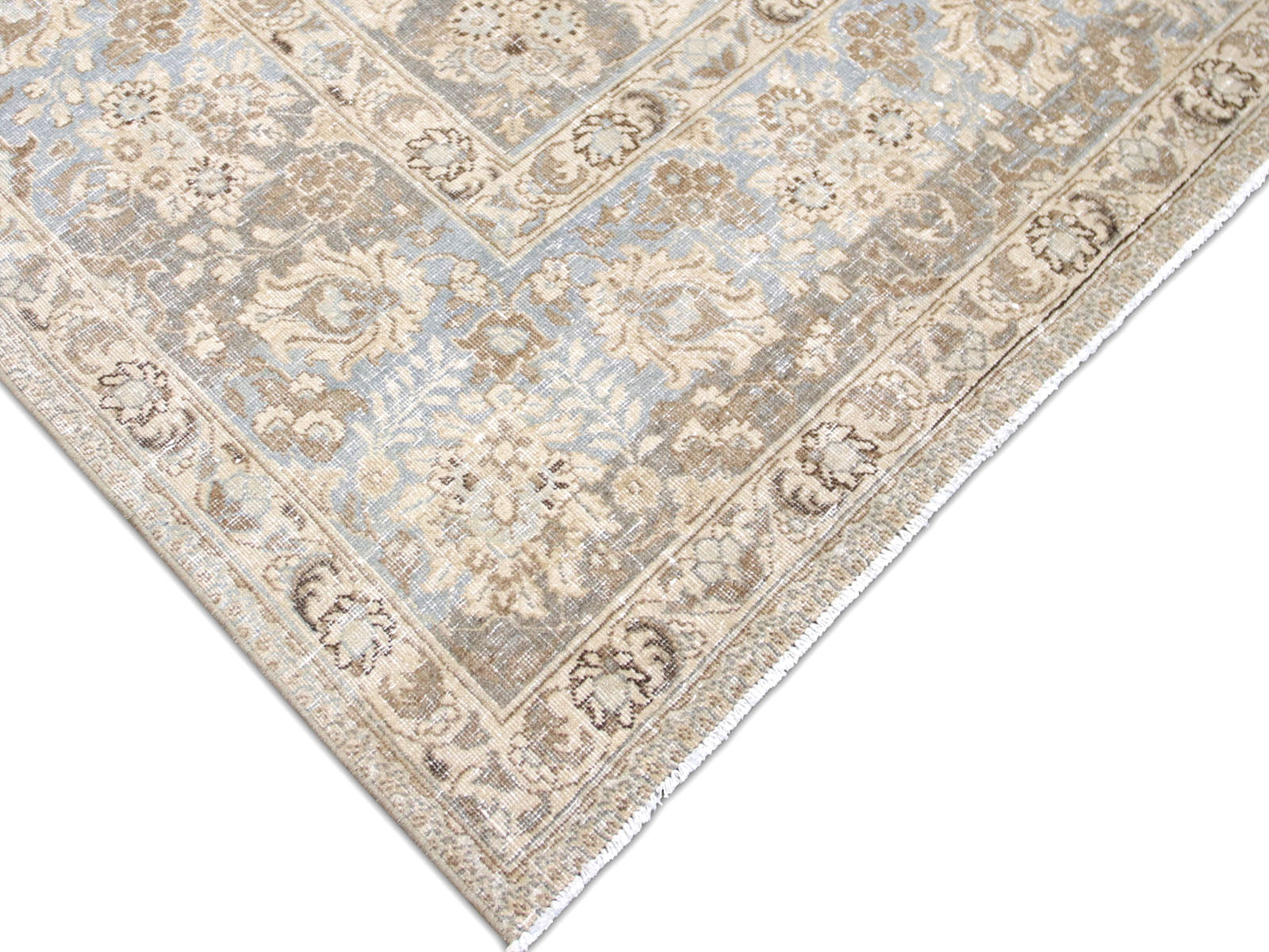 Semi Antique Persian Tabriz Rug - 9'0" x 12'5" - 240188