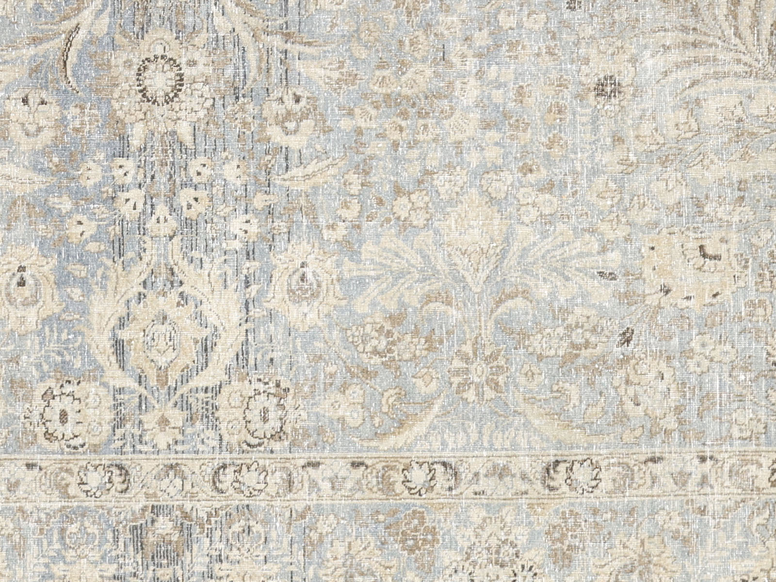 Semi Antique Persian Tabriz Rug - 9'0" x 12'5" - 240188