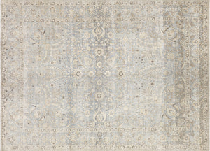 Semi Antique Persian Tabriz Rug - 9'0" x 12'5" - 240188