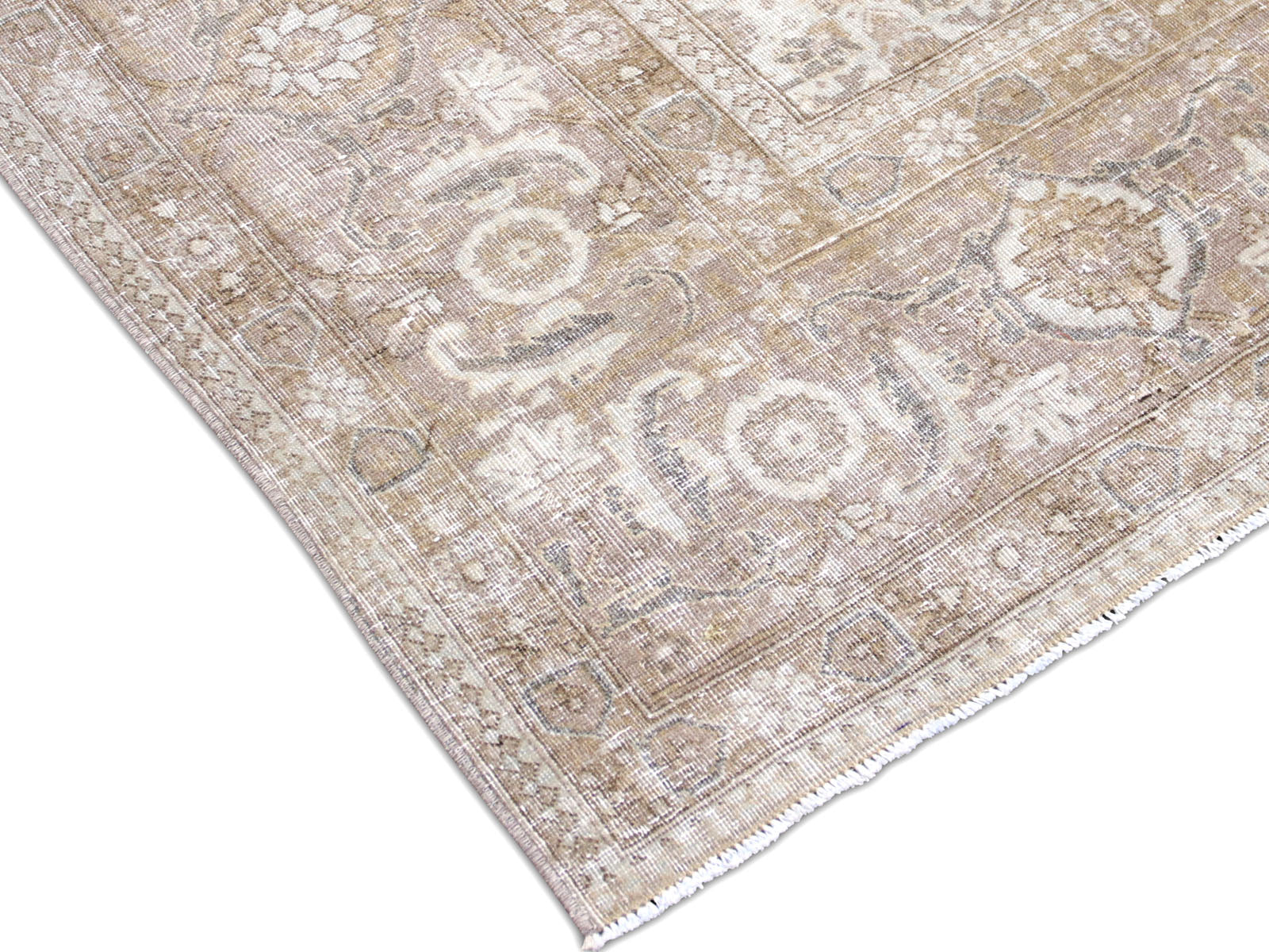 Semi Antique Persian Tabriz Rug - 9'9" x 13'0" - 240189