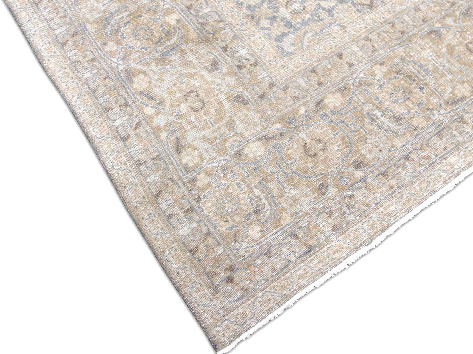 Semi Antique Persian Tabriz Rug - 8'10" x 12'3" - 240190