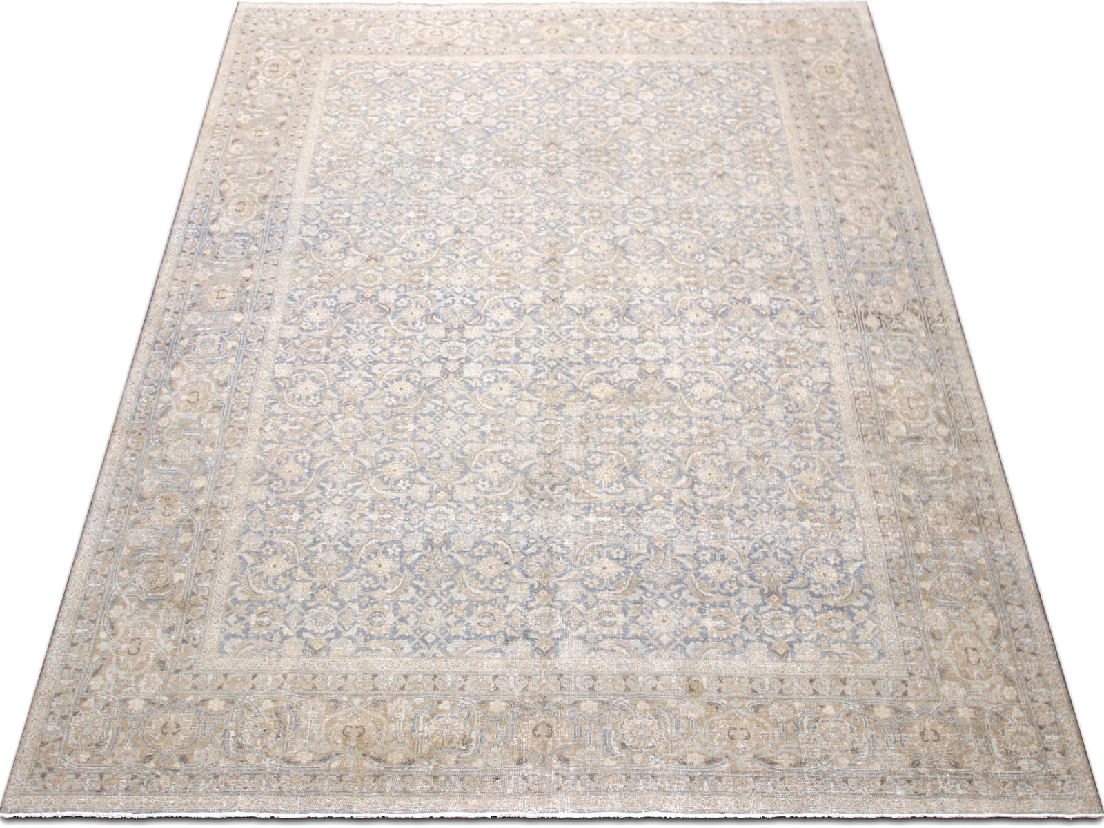 Semi Antique Persian Tabriz Rug - 8'10" x 12'3" - 240190