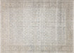Semi Antique Persian Tabriz Rug in Taupe,Blue tones and an Herati,All Over pattern. Measuring 8 feet 10 inches x 12 feet 3 inches – SKU 240190