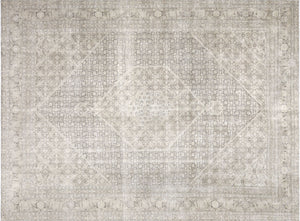 Semi Antique Persian Tabriz Rug - 10'10" x 14'4" - 240193