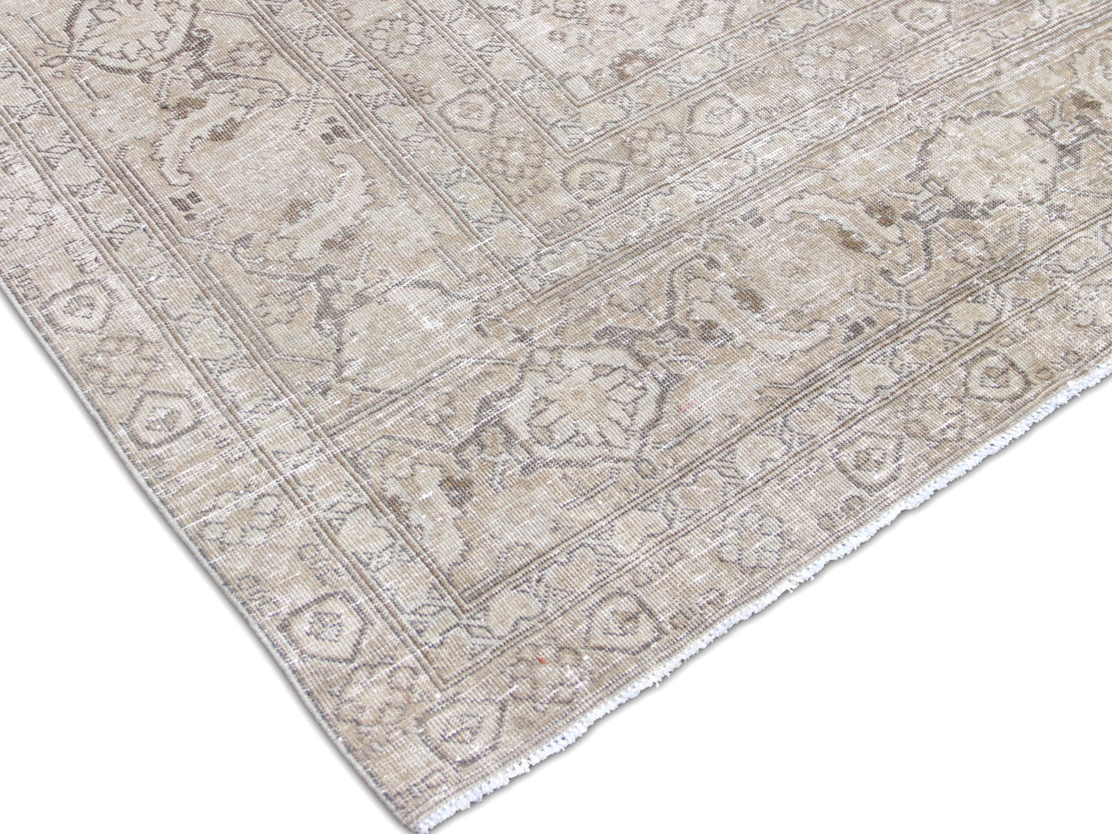 Semi Antique Persian Tabriz Rug - 10'10" x 14'4" - 240193
