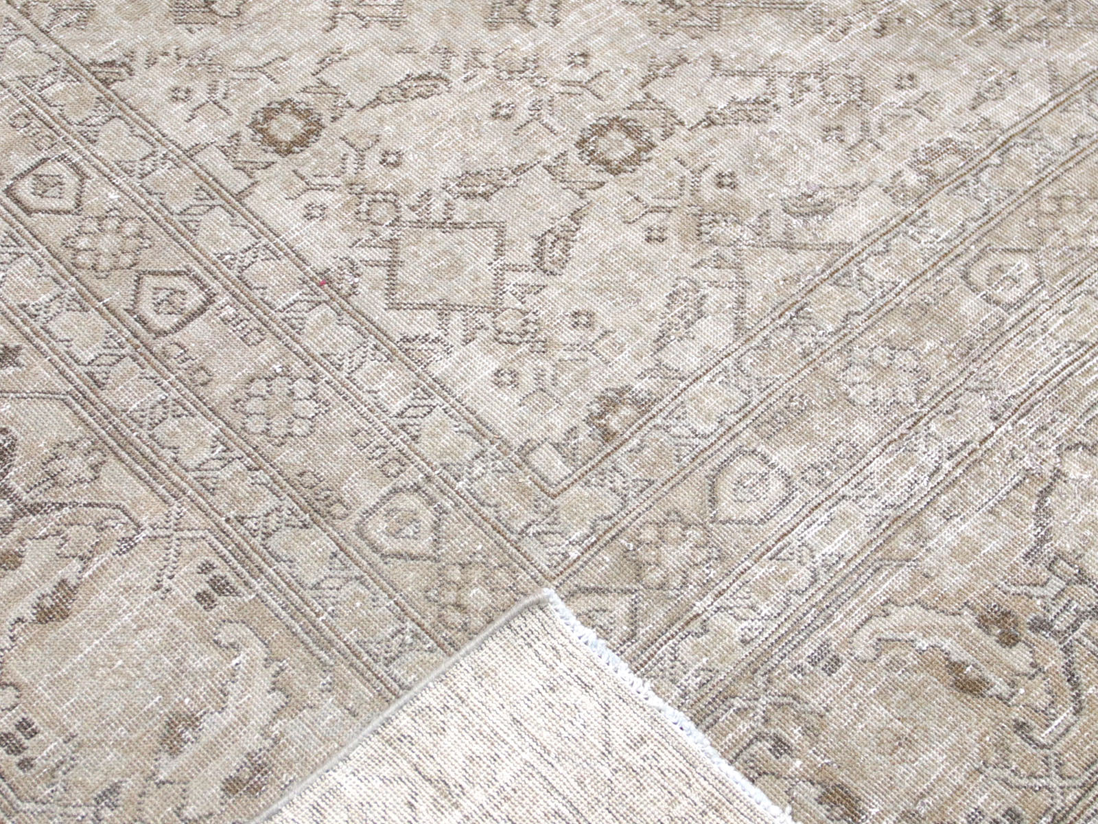 Semi Antique Persian Tabriz Rug - 10'10" x 14'4" - 240193