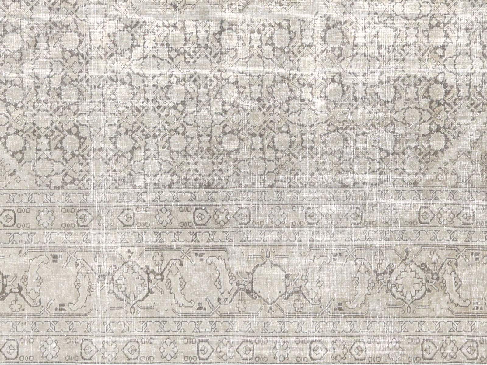 Semi Antique Persian Tabriz Rug - 10'10" x 14'4" - 240193