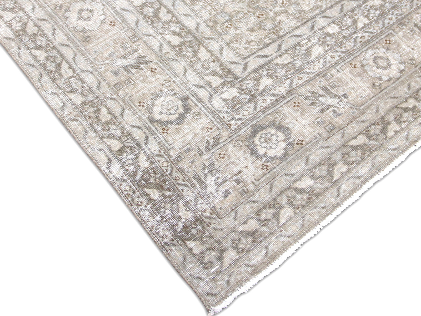 Semi Antique Persian Tabriz Rug - 8'2" x 11'8" - 240194