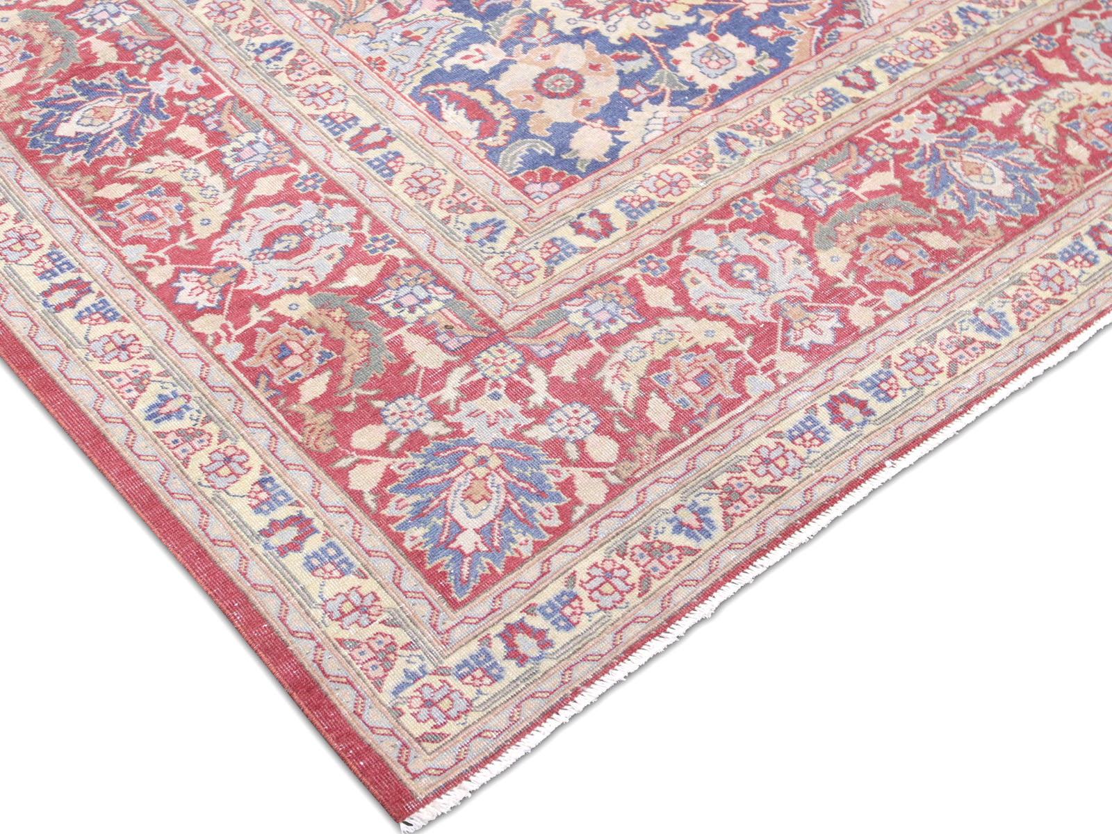 Semi Antique Persian Tabriz Rug - 9'6" x 12'11" - 240200