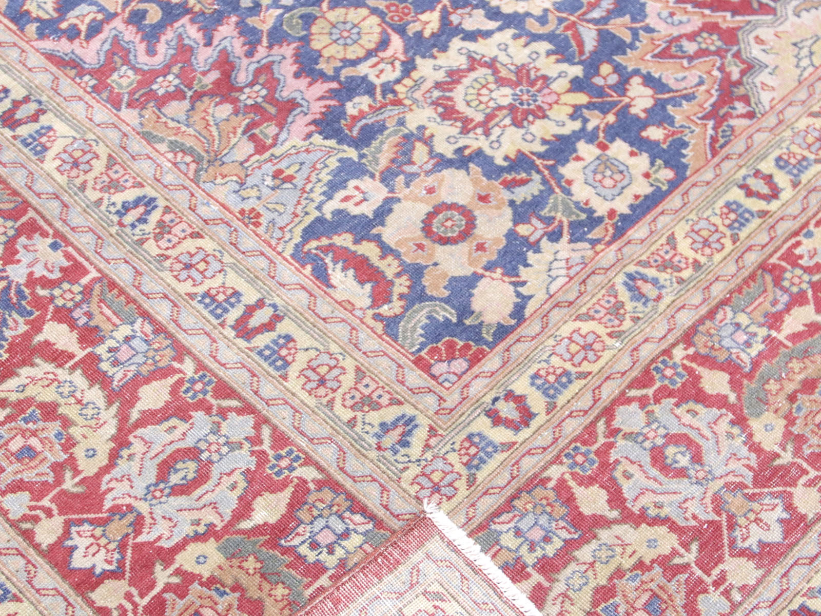 Semi Antique Persian Tabriz Rug - 9'6" x 12'11" - 240200