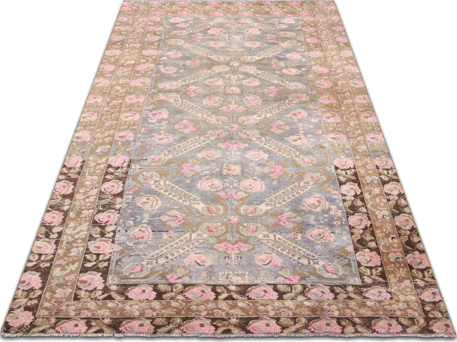 Semi Antique Caucasian Karabagh Rug - 5'10" x 10'7" - 240201