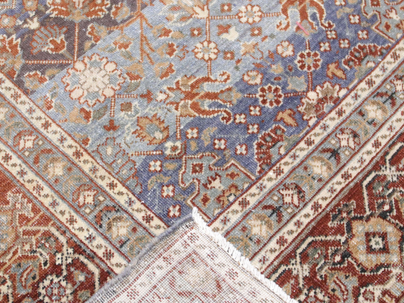 Semi Antique Persian Tabriz Rug - 8'11" x 14'7" - 240204
