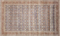 Semi Antique Persian Tabriz Rug in Blue,Red tones and an All Over pattern. Measuring 8 feet 11 inches x 14 feet 7 inches – SKU 240204
