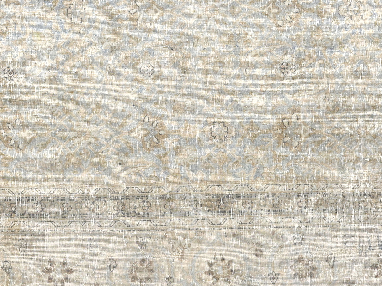 Semi Antique Persian Tabriz Rug - 7'9" x 10'3" - 240206