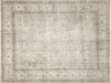 Semi Antique Persian Tabriz Rug in Blue,Taupe tones and an Herati,All Over pattern. Measuring 7 feet 9 inches x 10 feet 3 inches – SKU 240206
