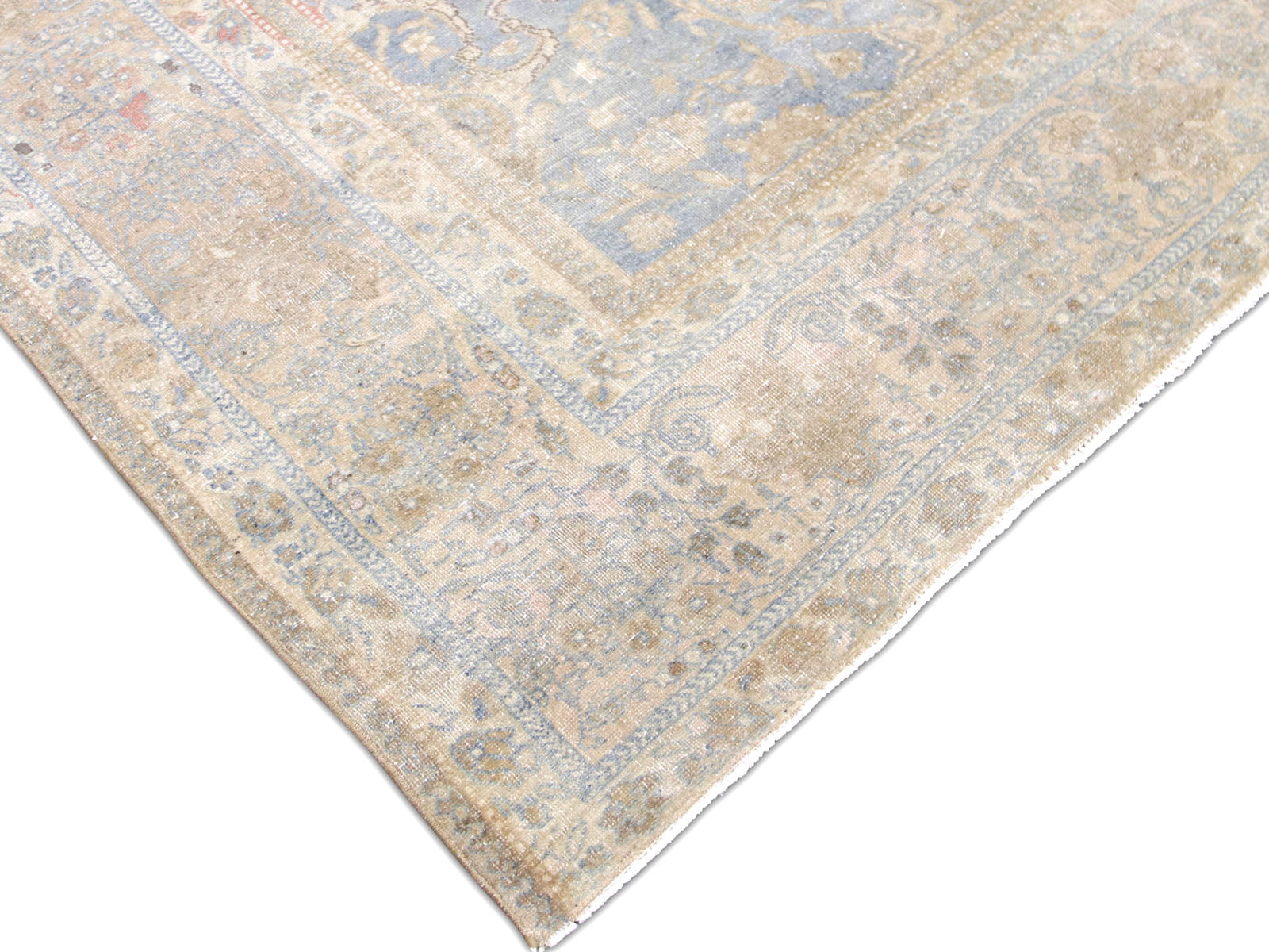 Semi Antique Persian Tabriz Rug - 9'1" x 12'2" - 240209