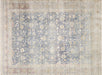 Semi Antique Persian Tabriz Rug in Blue tones and an All Over pattern. Measuring 9 feet 1 inches x 12 feet 2 inches – SKU 240209