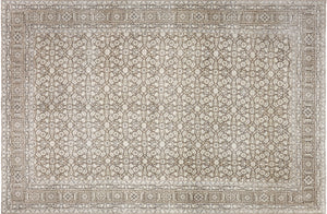 Semi Antique Persian Tabriz Rug - 6'4" x 9'6" - 240210