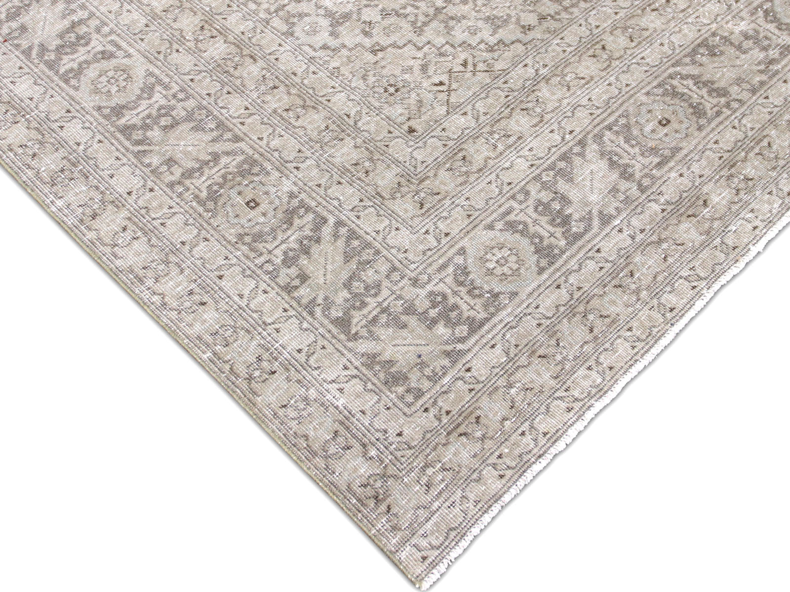Semi Antique Persian Tabriz Rug - 8'9" x 12'4" - 240214