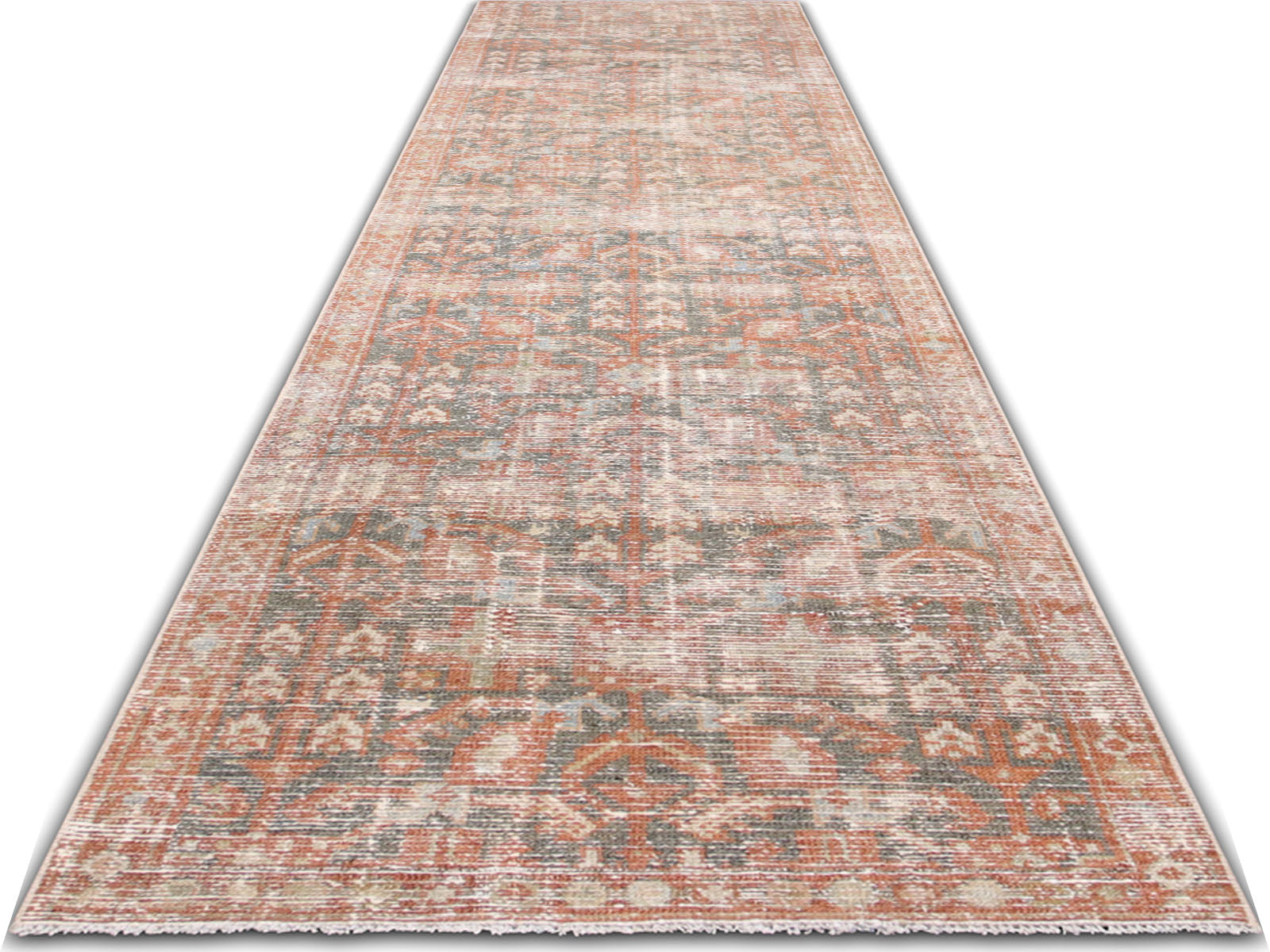 Antique Persian Melayer Rug - 2'5" x 10'2" - 240217