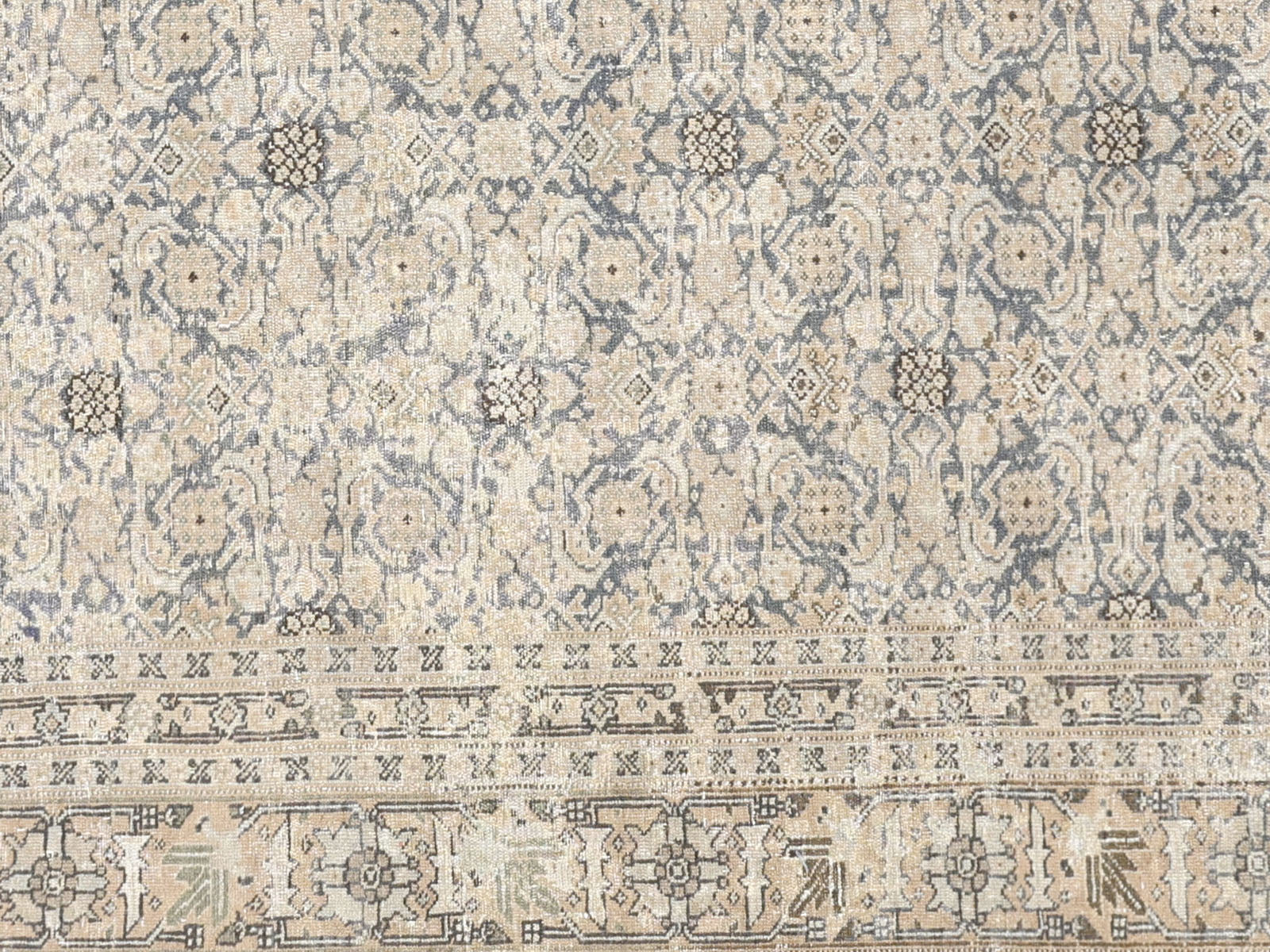 Semi Antique Persian Tabriz Rug - 7'6" x 10'4" - 240250