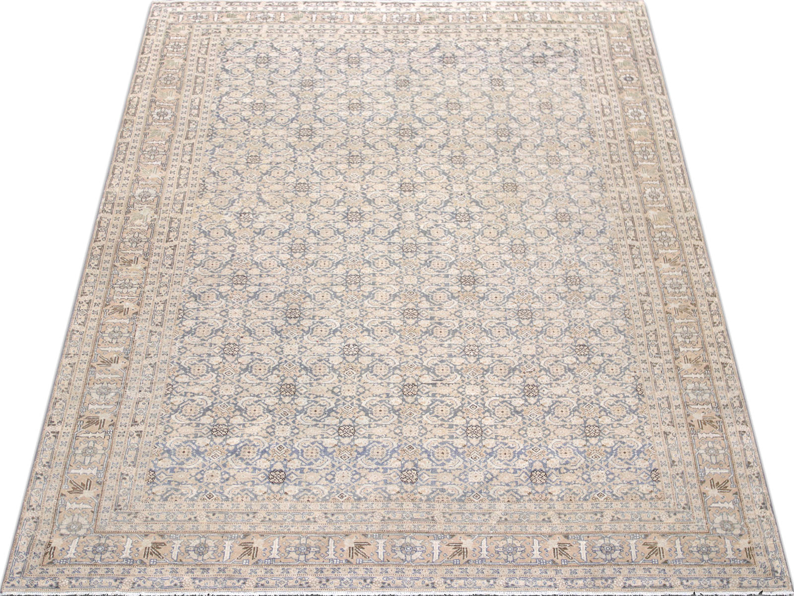 Semi Antique Persian Tabriz Rug - 7'6" x 10'4" - 240250