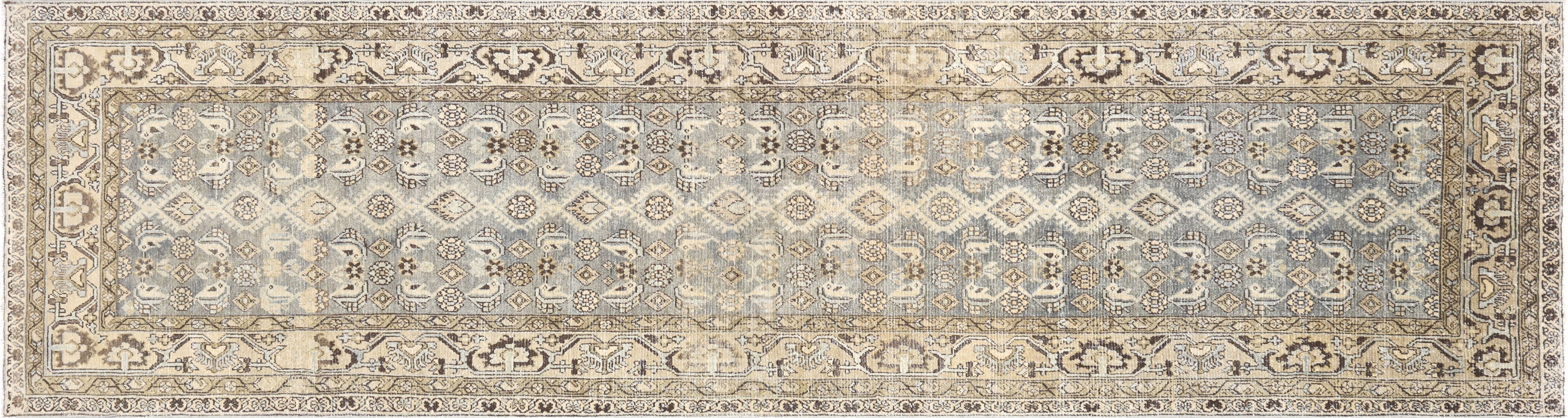 Semi Antique Persian Melayer Rug - 3'5" x 13'5" - 240254